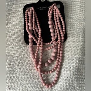 pink necklace from Lane Bryant